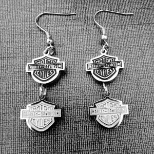 Harley Davidson logo Earrings