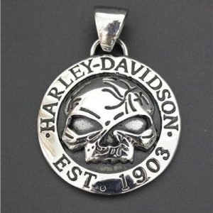 Harley Davidson skull Pendant