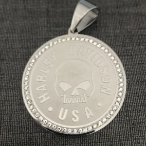 Harley Davidson skull Pendant