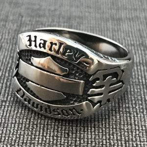 Harley Davidson logo ring