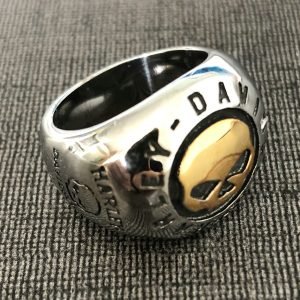 Harley Davidson skull ring