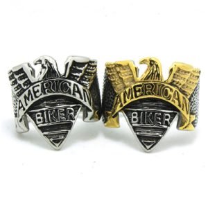 Harley Davidson american eagle ring