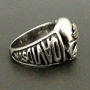 Harley Davidson decorated ring
