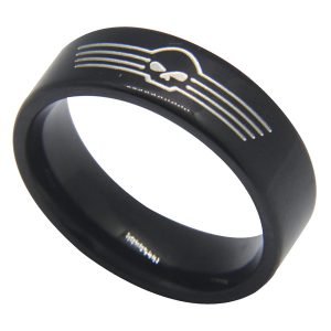 Harley Davidson simple black ring
