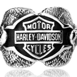 Harley Davidson decorated ring