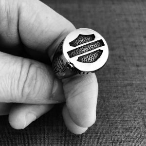 Harley Davidson logo ring