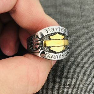 Harley Davidson gold ring