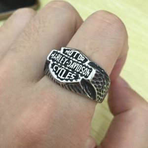 Harley Davidson logo ring
