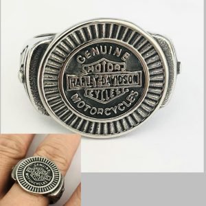 Harley Davidson logo ring