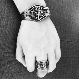 Harley Davidson logo ring
