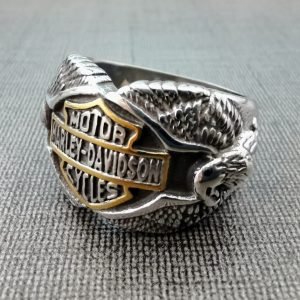 Harley Davidson logo ring