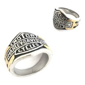 Harley Davidson logo ring