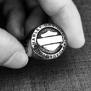 Harley Davidson fire ring