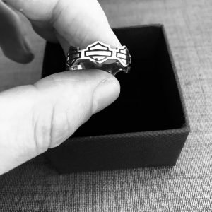 Harley Davidson logo ring