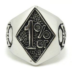 Harley Davidson 1%er ring