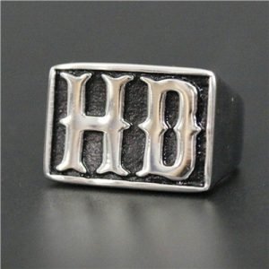 Harley Davidson logo ring