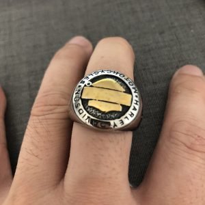 Harley Davidson fire ring