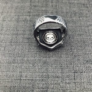 Harley Davidson skull ring