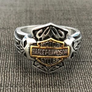 Harley Davidson logo ring