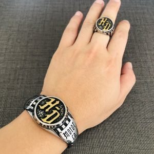 Harley Davidson logo ring