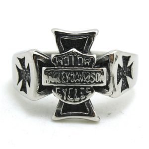Harley Davidson cross ring