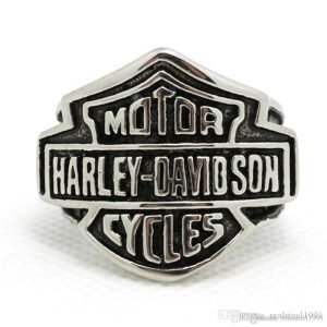 Harley Davidson logo ring