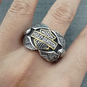 Harley Davidson logo ring